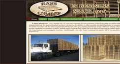 Desktop Screenshot of basslumber.com